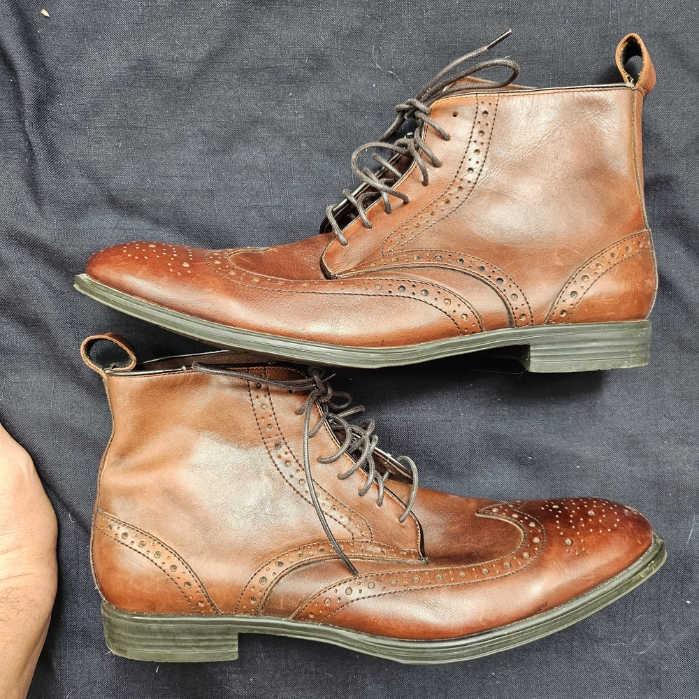 Winthrop Ankle  Casual/Dress Color Brown Size 10 Boots Leather Johen
